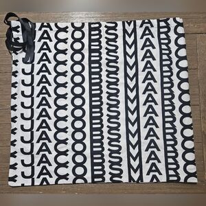 Marc Jacobs Monochrome Lettered Drawstring Bag
